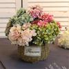 6 Artificial Heads Silk Hydrangea Fake Flower Bridal Bouque Wedding Home Decor