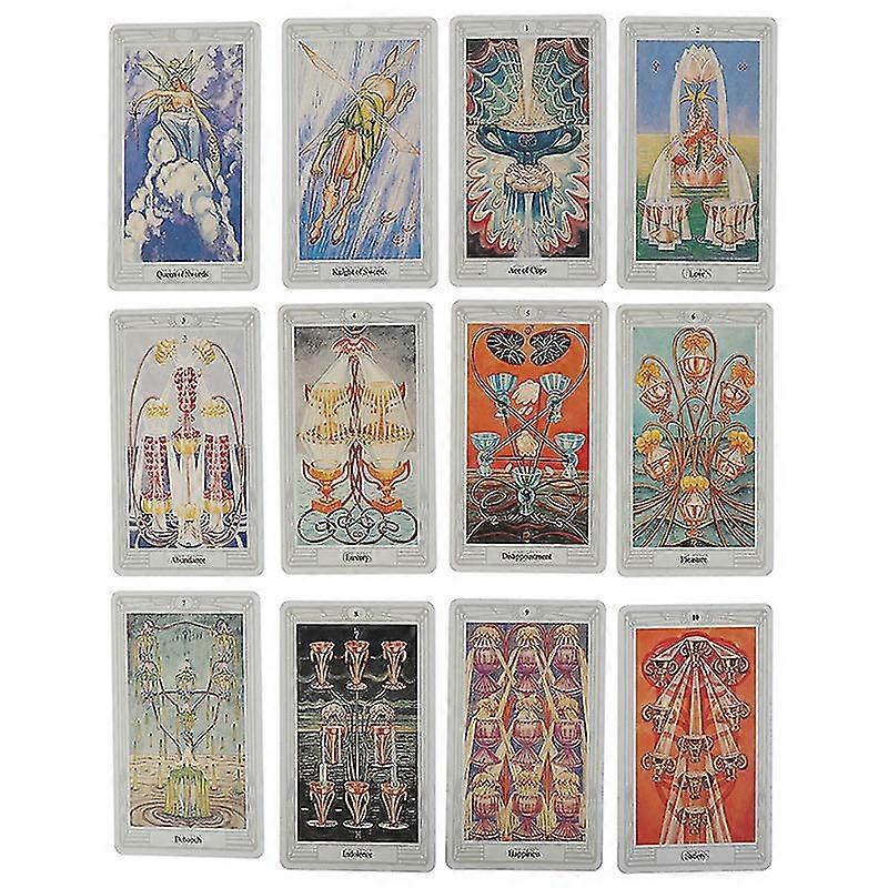 78 Cards Egyptian Myth Divination Aleister Crowley Thoth Tarot Pocket Guidebook