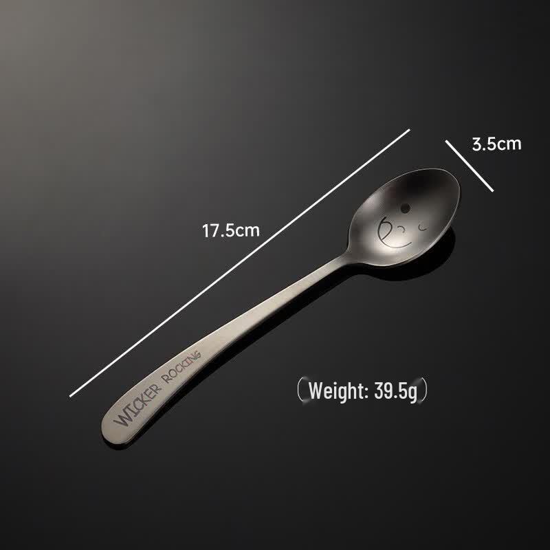 Qianxing 304 Stainless Steel Smiley Face Tableware Set