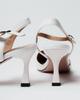 Stiletto Mules Aiformaria 9341 36 White Leather