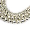 Faceted Black Hematite Round Beads for DIY Jewelry Making - Bracelet, Necklace, Earrings Accessories