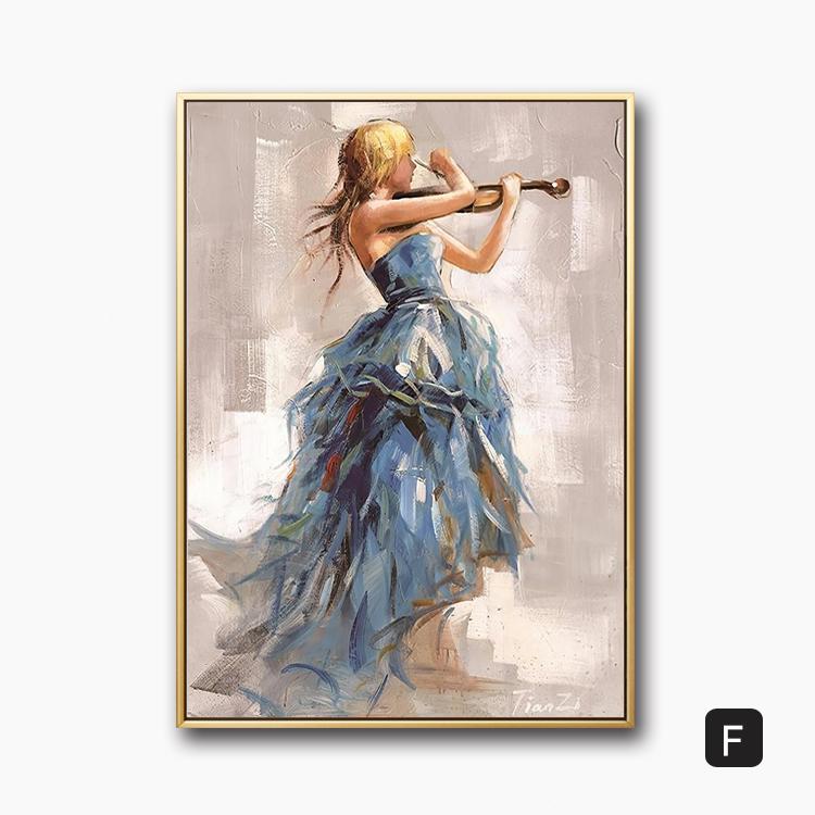 Modern Canvas Painting Ballet Girl Poster Dancing Girl Posters and Prints for Living Room Bedroom Home Decor Wall Art Cuadros