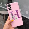 For Xiaomi Redmi Note 11 4G Case Note 11S Cute Couple Letters Soft Slim Fundas Cover For Xiaomi Redmi Note 11 Pro Note11 S Cases