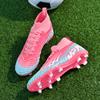 Unisex Football Boots High-top Rubber Tie High Elastic Socks Training Artificial Grassland Outdoor Sports Training Football Shoes