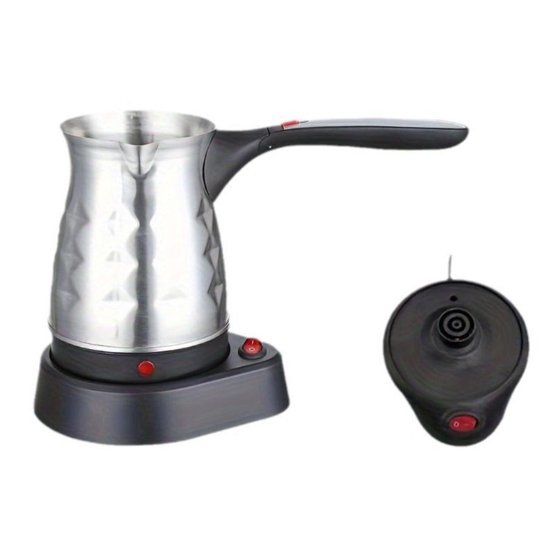 Large Capacity Electric Coffee Maker Pot Stainless Steels Turkish Styles Kettle Folding Handle And Safety Protective