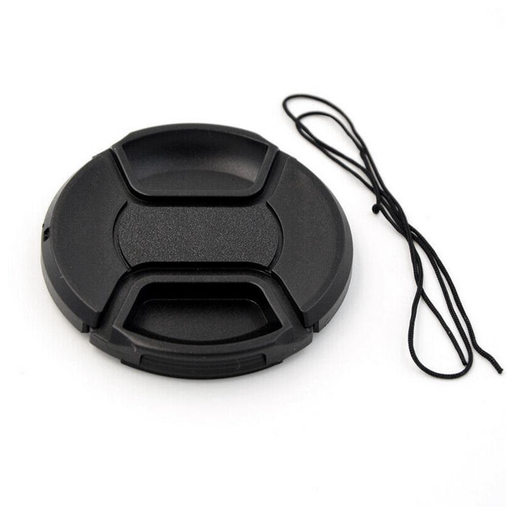 Camera Lens Cap Protection Cover 58mm With Anti-lost Rope Snap-on Cap Cover Lens Cap Protective Lens Protector