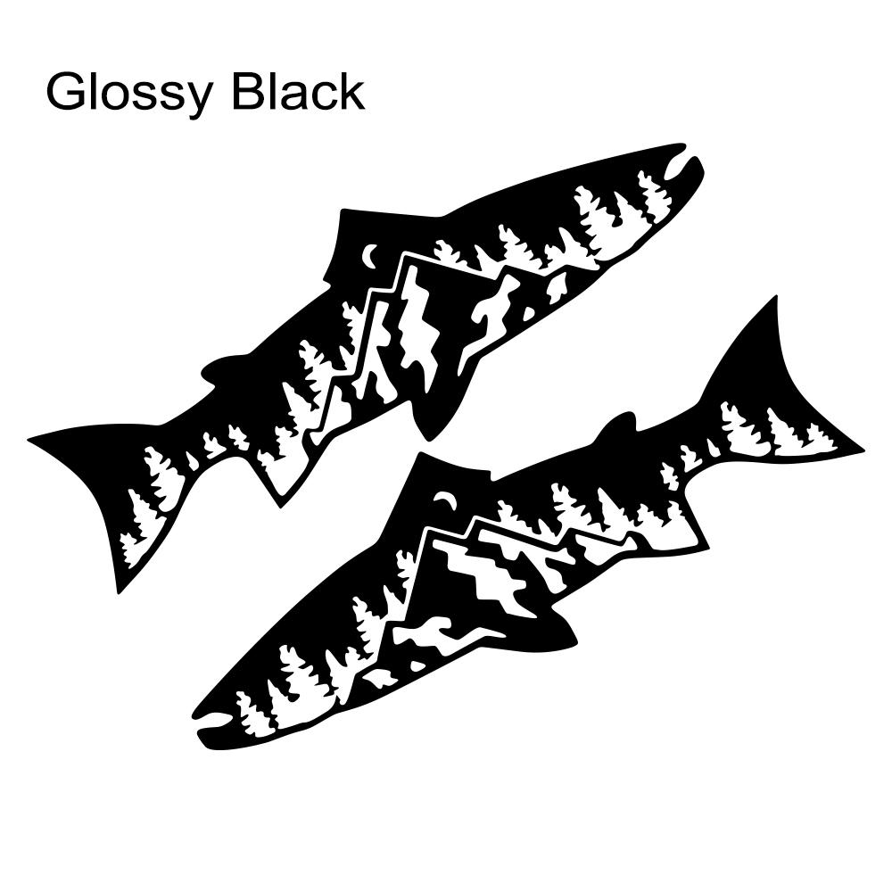 Graphics Forest Fish Decor Sticker Car Body Decoration Van Camping Rv Motohome Caravan Motor Vehicle Auto Tuning Accessories