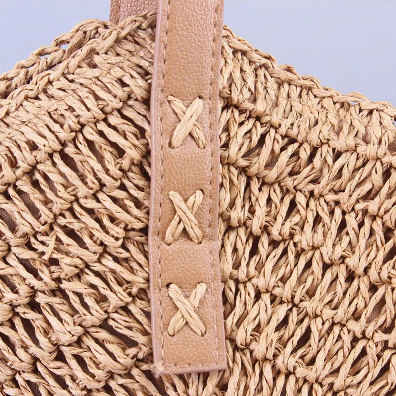 Large Handbag Tote Bag Straw Bag Shoulder Bag Summer Bag for Beach Vacation
