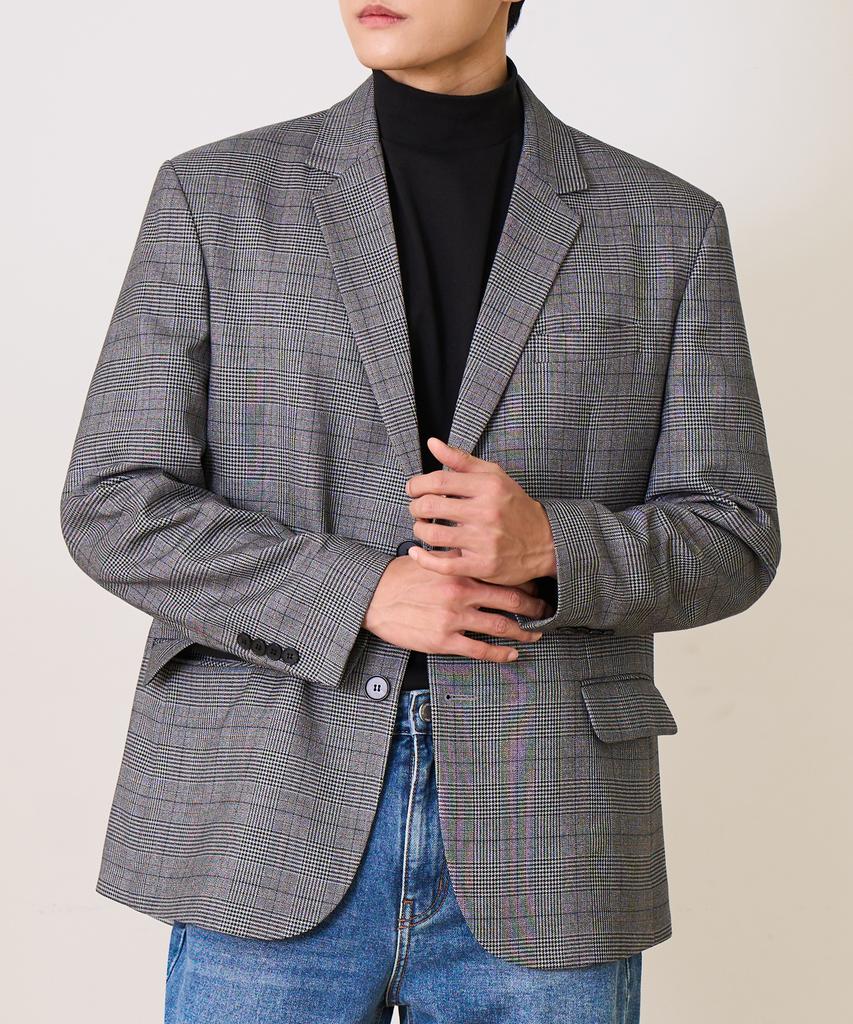 Prairie Glen Check Single Blazer