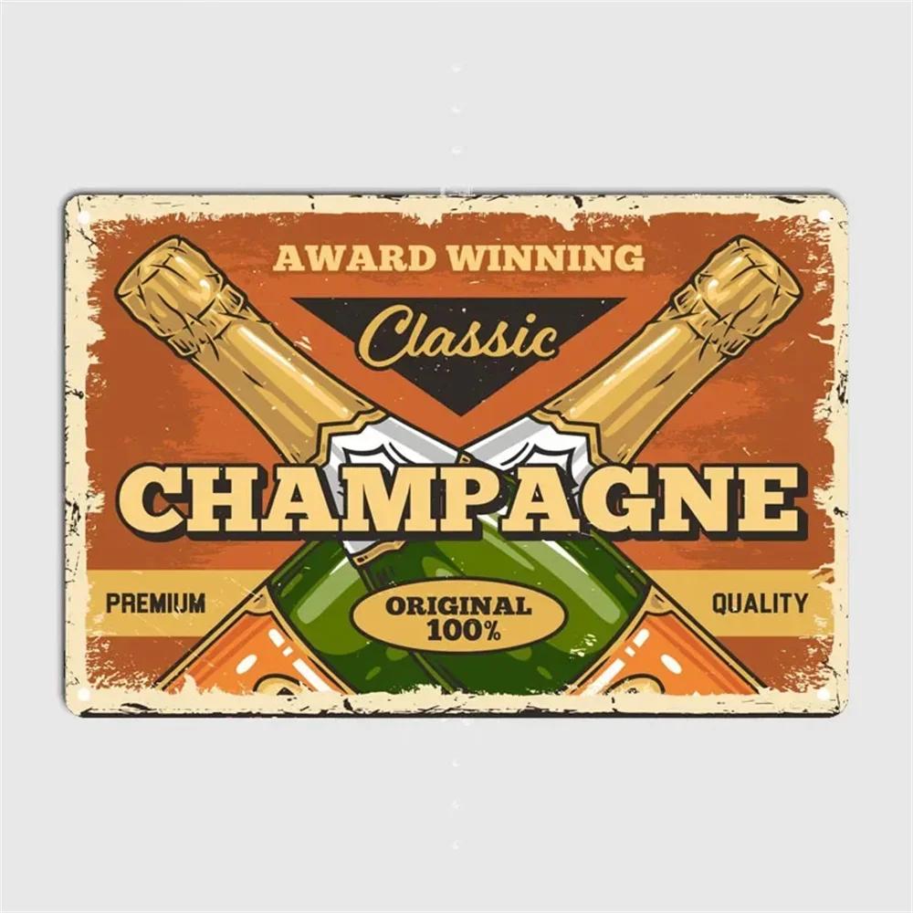Vintage Whiskey Cigar Poster Metal Tin Sign Plaque Retro Decorative Plates For Garage Club Man Cave Bar Hotel Cafe Wall Decor