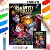 Disney Gravity Falls Painting Kit Home Bedroom Wall Decor Handmade Gift