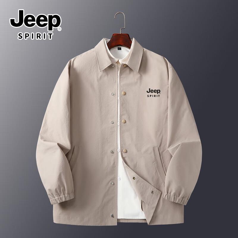 

JEEP SPIRIT Men s Textured Lapel Coach Jacket 2XL