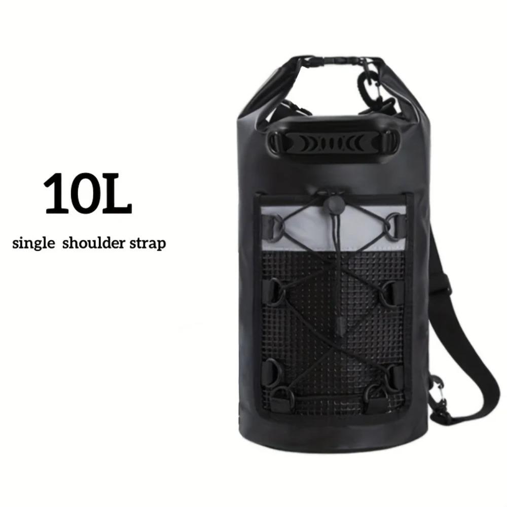 BEPAN 40L Floating Dry Bag for Kayaking Swimming Beach Waterproof Water Sports Rafting Boating Backpack Mesh Kayak Roll Top Travel Bag
