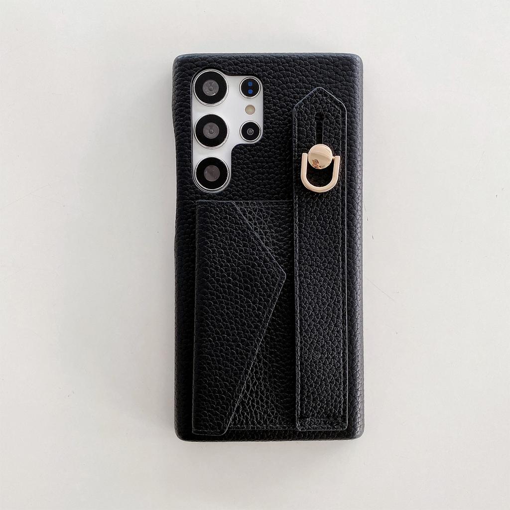 Wrist Strap Wallet Case For Samsung Galaxy S21 FE S22 S23 Plus Note 20 Ultra A52 A53 A54 Luxury Card Holder Leather Cover