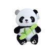Cute bamboo panda doll flower simulation giant panda plush toy grab machine doll rag doll activity gift
