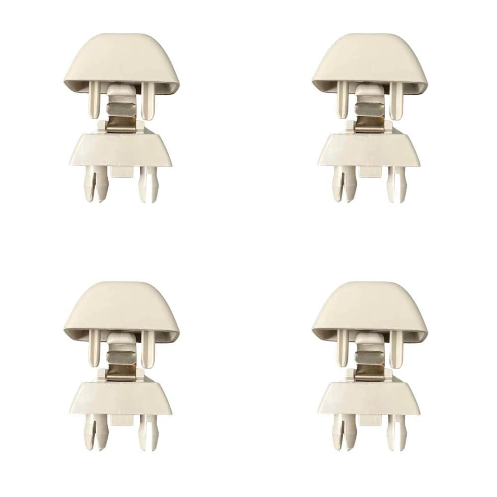 A Reliable Choice Sun Visor Fixed Clamp Set of 4 For Vehicle Models бежевый