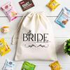 Bride, Babe, Linen Bundle Pockets, Wedding Party Decorations, Bridal Souvenirs, Storage Bags, Wedding Supplies, Available In Various Sizes