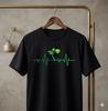 Men's and Women's T-shirts Plant Heartbeat Gardening Botany Plant Lover