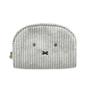 Miffy Round Face Corduroy Series Pouch, Gray,