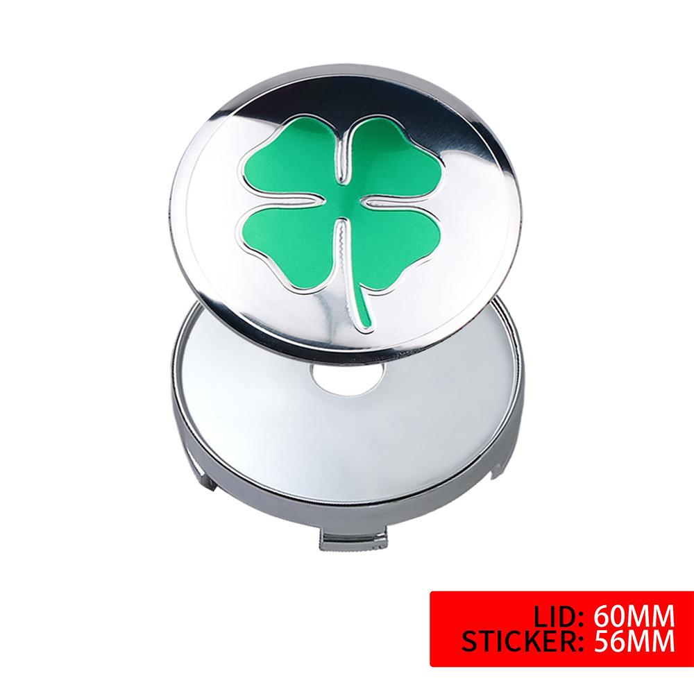 4Pcs Car Wheel Center Hub Caps Stickers Emblem Decal Decorate For Alfa Romeo Giulia Stelvio MiTo Giulietta Tonale ALFA 4C Mito
