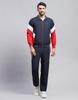 Mens Regular Fit Solid Tracksuit