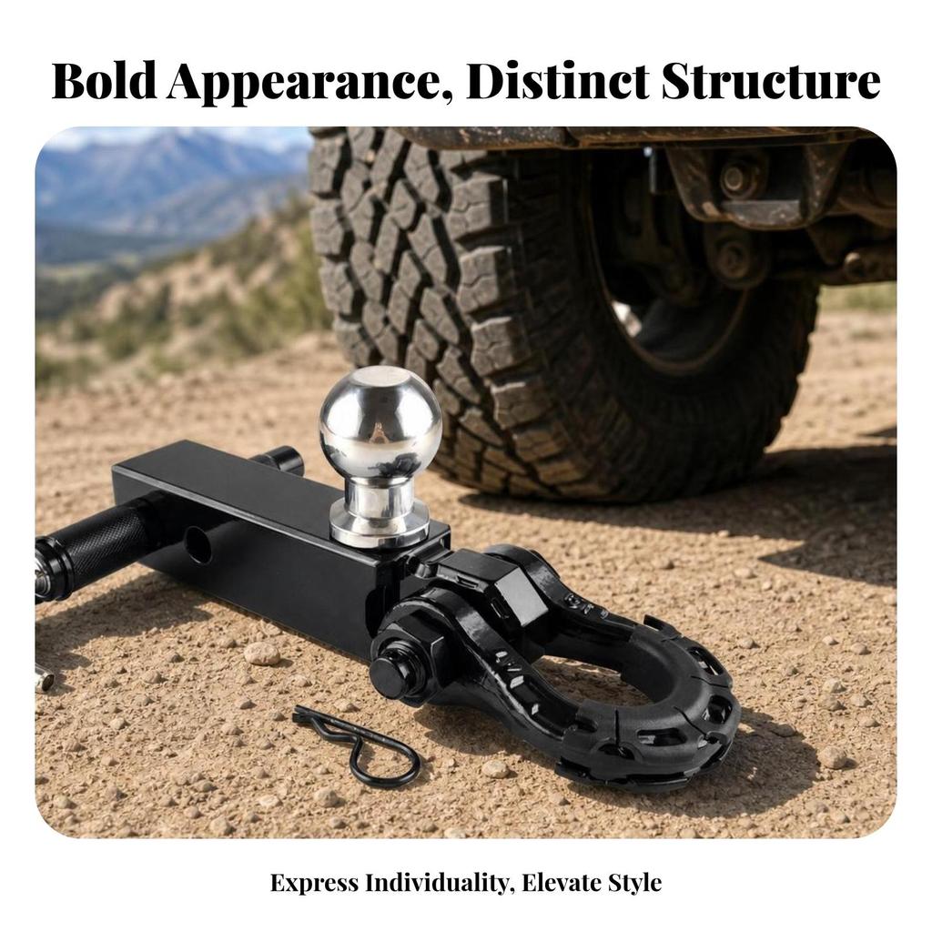 Hitch Adapter Compact Tow Mount Integrated