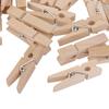 100pcs Wooden Pegs Clothes Pins Clips 25*3mm