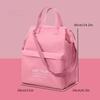 Insulated bag with thick aluminum foil waterproof work belt rice bag large capacity hand-held shoulder strap bag
