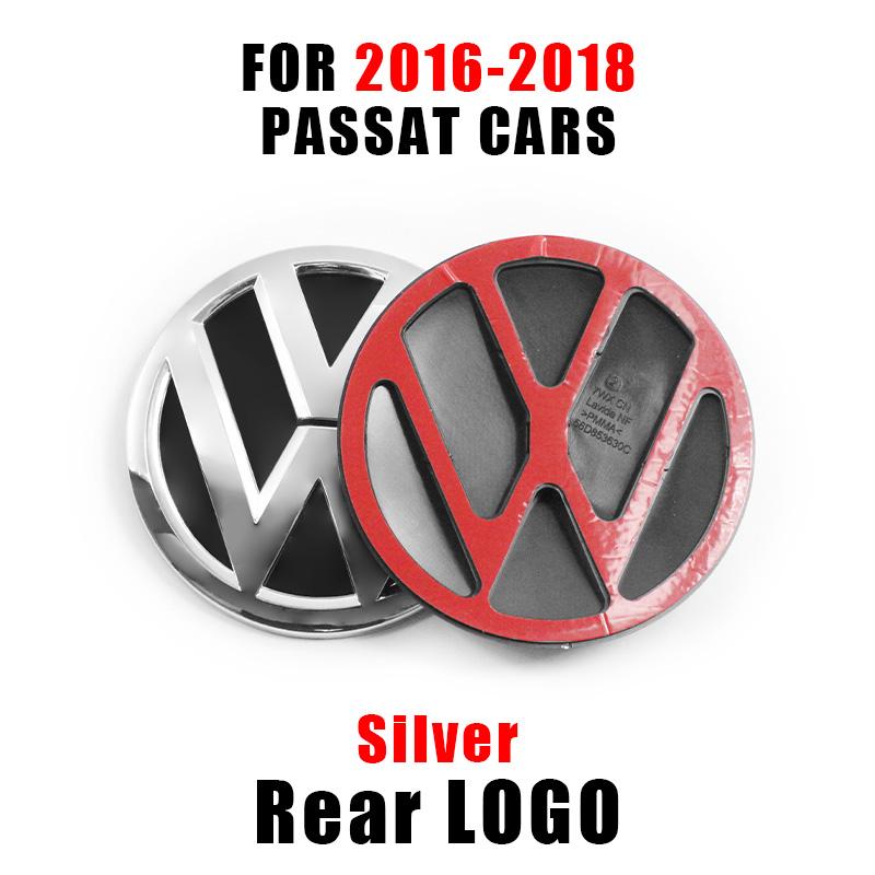 

For VOLKSWAGEN VW 1Pcs 135mm 113mm 3GO 853 601B Car Logo Front Bonnet Hood Rear Tail Trunk Emblem Accessories For Volkswagen Pas