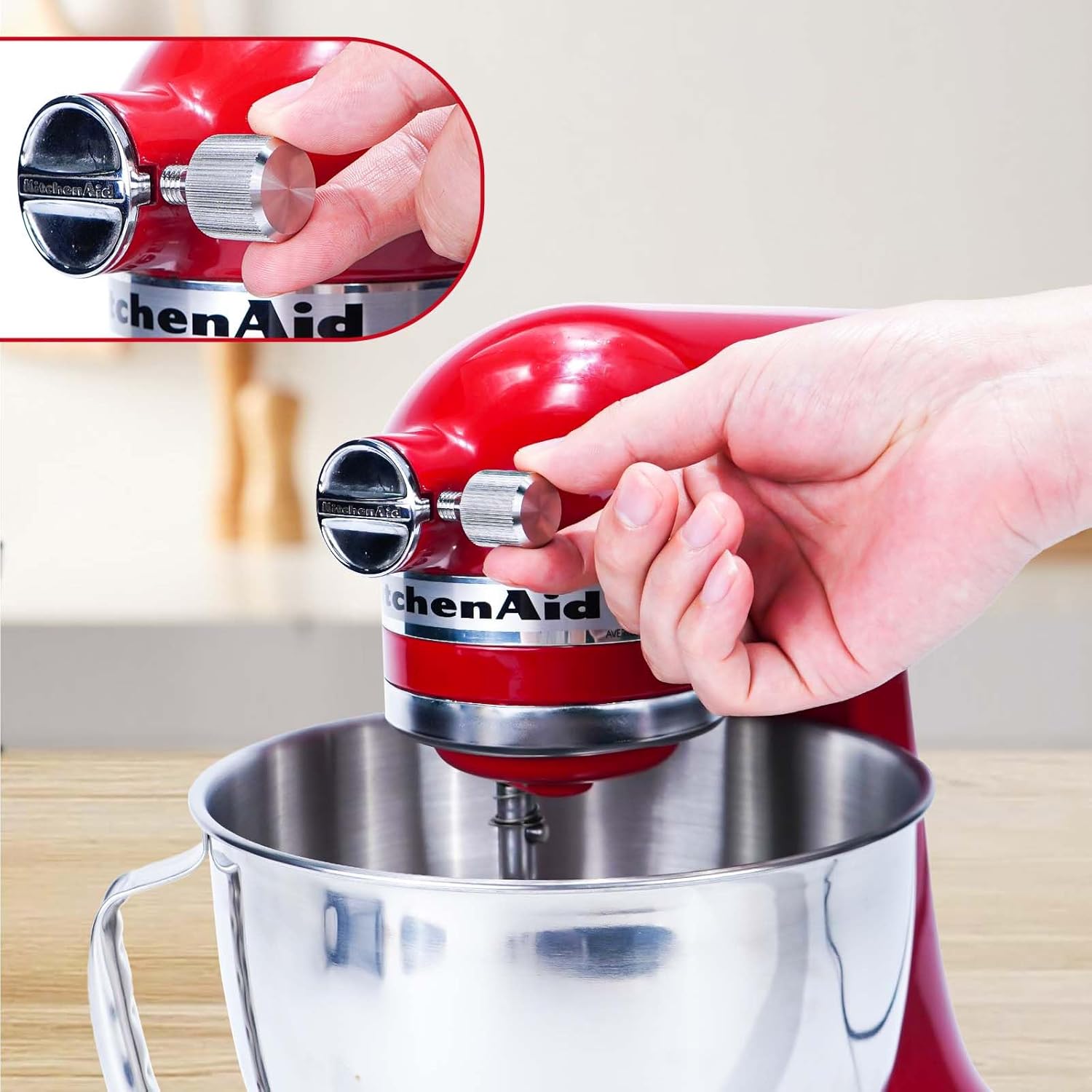 Fixing Attachment Screw Compatible with KitchenAid Bowl-Lift/Tilt-Head Mixer Accessories