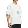 Adidas Originals Trefoil Color-Block Pocket Casual Crew Neck Short Sleeve T-Shirt Men Tops White HM7990