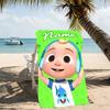 Customizable Personalized Beach Towels CoComelon - Dance Party Themed designs.Suitable for the Beach, Yoga, Sports;ideal As Beach Accessories