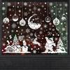 2023 Christmas Window Stickers, Double Sided Display Windows, Holiday Decorative Wall Stickers, Electrostatic Wall Stickers
