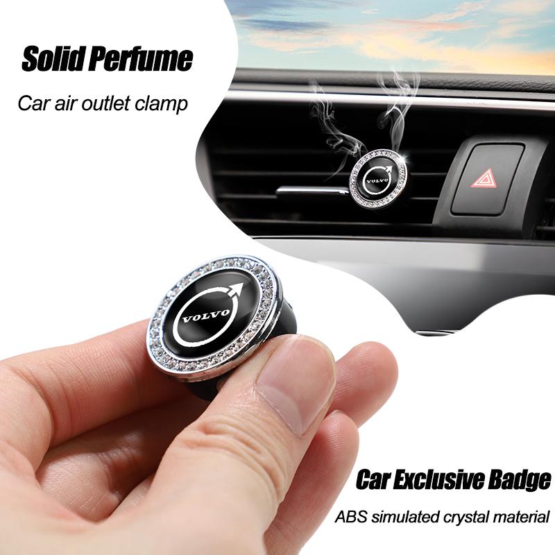 Car Freshener Solid Perfume Air Conditioner Vent Mount Clip For Volvo V90 S90 XC90 V60 XC60 V40 S60 V50 XC40 T6 EX90 C40 S40 C70
