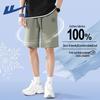 Men's Retro Loose Fit Cotton Drawstring Shorts
