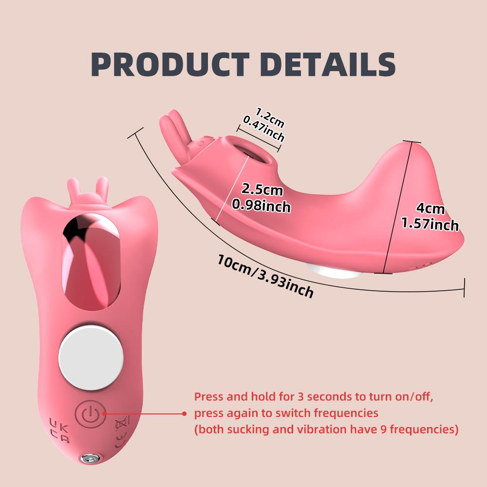 APP Wireless Bluetooth Sucking Vibrator Female Wearable Clit Sucker Clitoris Stimulator 2 In 1 Adult Sex Toy for Women Panties