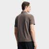 Fila F.C. Classic Minimalist Basic Casual Light Business Versatile Comfortable Knitted Short Sleeve Polo Shirt Men Tops Light-Brown F11M621103FBN