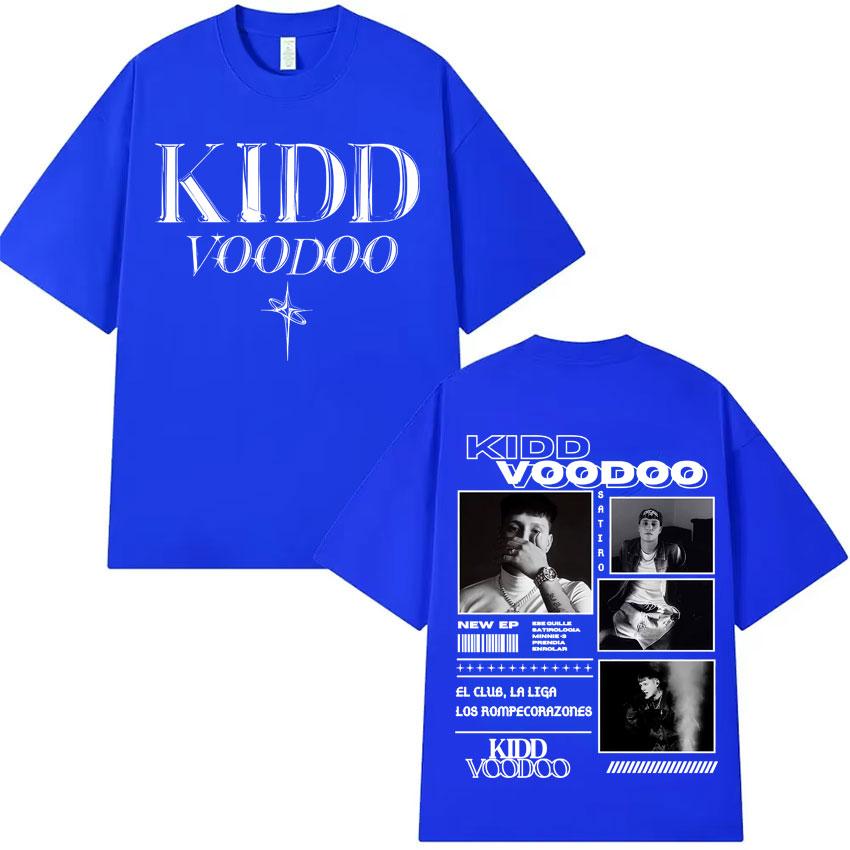 Rapper Kidd Voodoo Satiro Tour Harajuku Graphics 2025 Oversized High Quality Tshirt Mens Womens Short Sleeve Cotton Casual Tops
