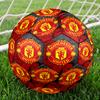 MANCHESTER UNITED Pallone da Calcetto Indoor Taglia 5 Colorato Per Tutte le Età Cucito a Macchina PVC Pronto per la Competizione Resistente Alto Rimbalzo