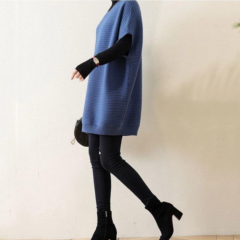 

Autumn Winter Loose Lazy Style Pullover Knitted Vest Sweater Waistcoat L