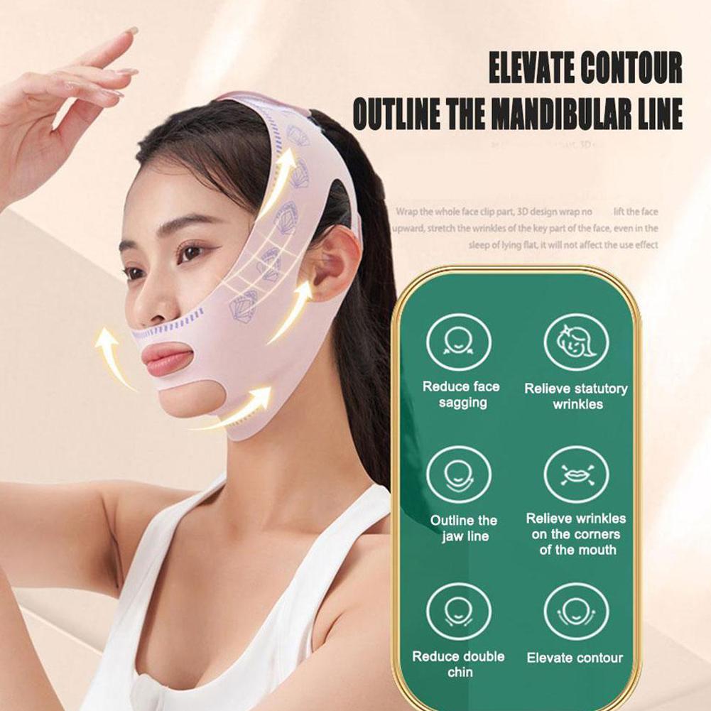 2025NEW Anti Slimming Bandage Tiightening Mask Facial V 3D Wrinkle lifting Face Wrinkles Face R R7Z3