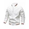 Lightweight Windproof Striped Cuff Jacket For Men Casual Style