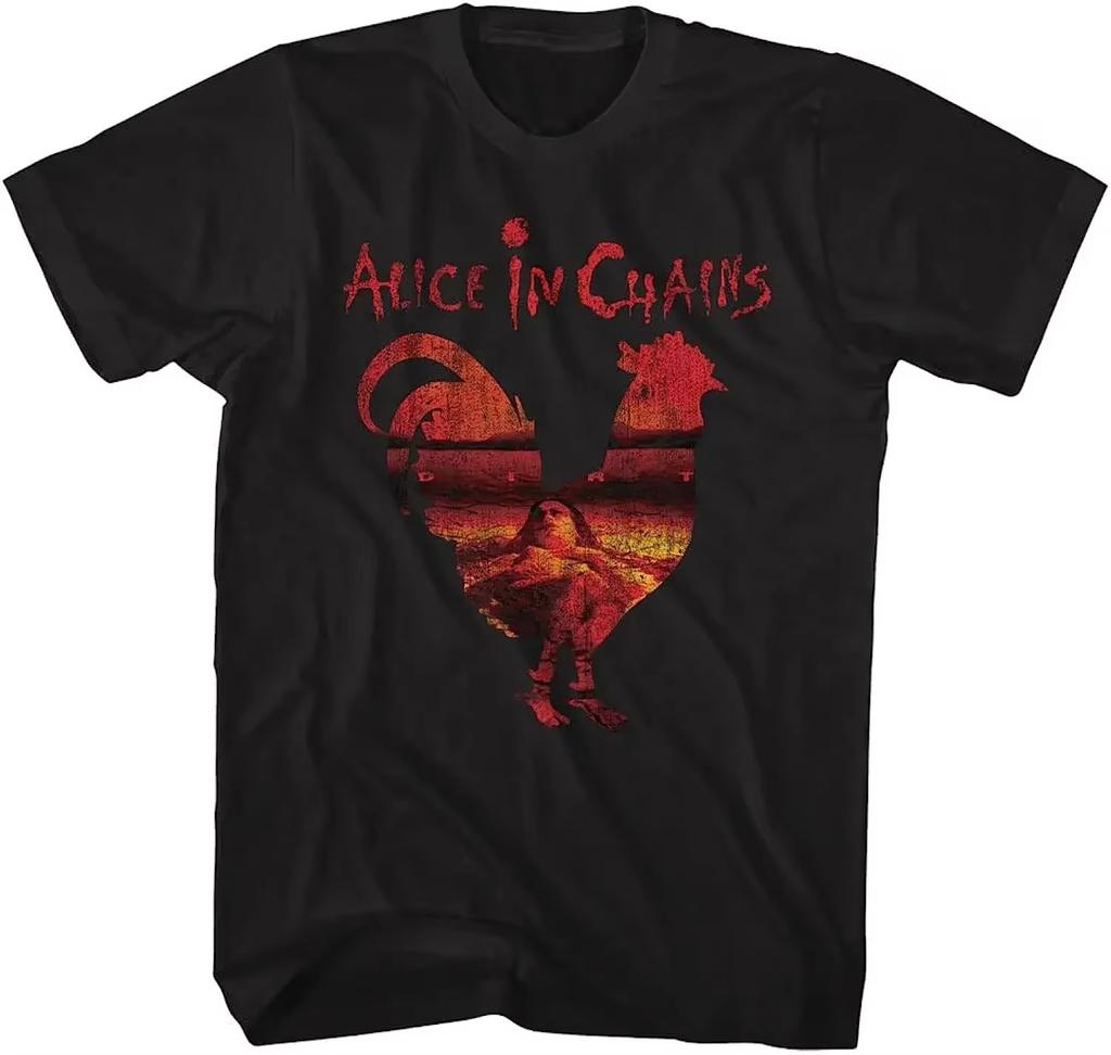 Klasyczna Muzyka lat 90. Alice in Chains Black Dirt Album T-Shirt Męski Damski Krótki Rękaw Bawełniany T-Shirt Lato Vintage Topy Odzież