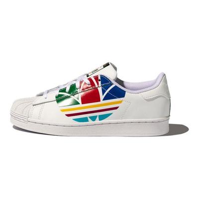 Superstar Pure J Farebný Trojlístok - Cloud White Detské Tenisky Červené Modré FW4008