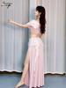 Belly Dance Practice Set: 2025 Elegant Fairy Long Dress - Beginner's Oriental Dance Costume for Performances