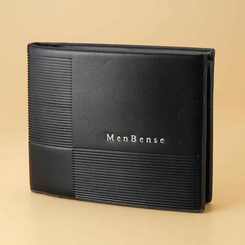 New Men'S Wallet Men'S Short Wallet Fashion Middle-Aged And Youth Wallet Large Capacity Multi-Card Wallet