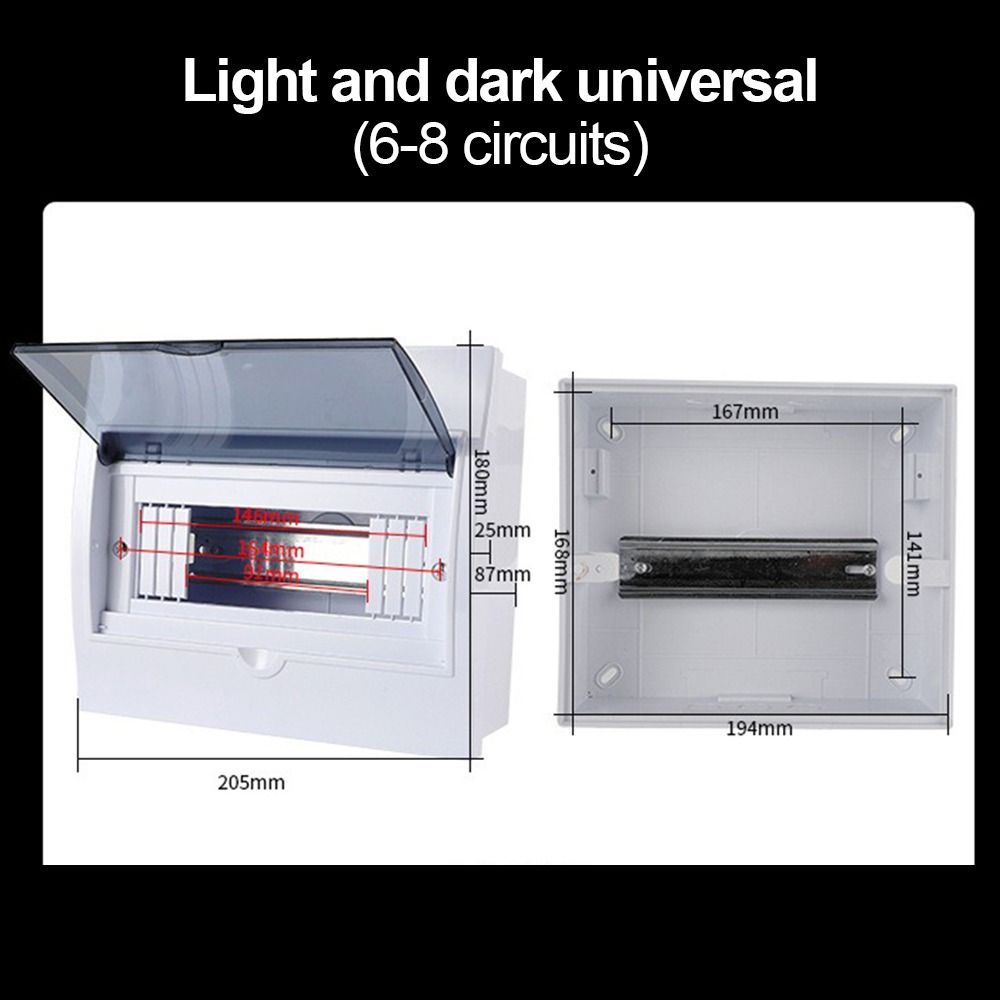 Plastic Power Plastic Junction Box Dustproof 2-16Ways Distribution Shield Waterproof Electrical Enclosure