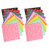 20Pcs Handmade DIY Christmas Snowflake Pattern Non-Woven Fabrics Craft Cloth for Kids Red 15x15cm Creative Gift