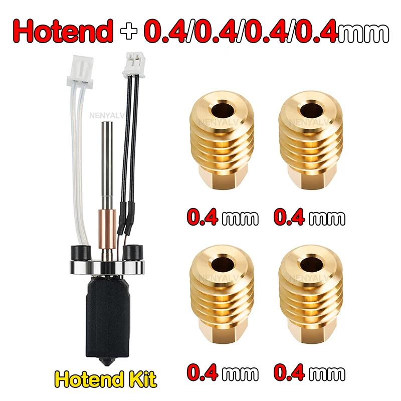 Neues Upgrade Hotend für Creality K1C/K1 MAX Hotend Austauschbare Düse Messing Hart Für K1 SE Hotend Kit 3D-Drucker