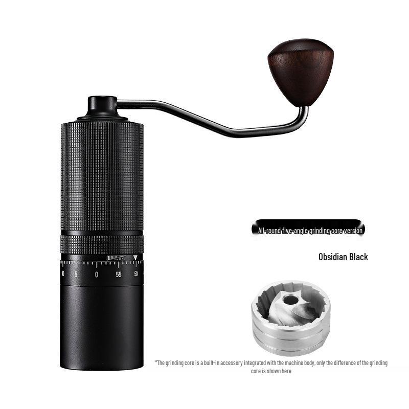 CNC Portable Hand-Crank Coffee Grinder – Manual Home & Outdoor Use